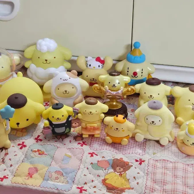 [BUNJANG] Sanrio Pompompurin Gachapon Figures Bundle Set / 산리오 폼폼푸린 가챠 피규어 일괄