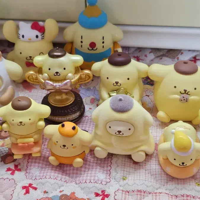 [BUNJANG] Sanrio Pompompurin Gachapon Figures Bundle Set / 산리오 폼폼푸린 가챠 피규어 일괄