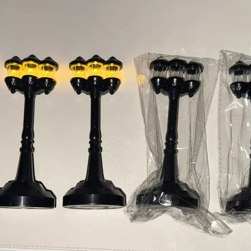 [BUNJANG] Miniature Street Lights Set (4 pcs) / 미니어처 가로등