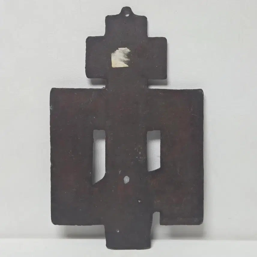 [BUNJANG] 1950s Antique Brass Orthodox Catholic Cross / 50년대 앤틱 황동 정교회 가톨릭 십자가 천주교 황동