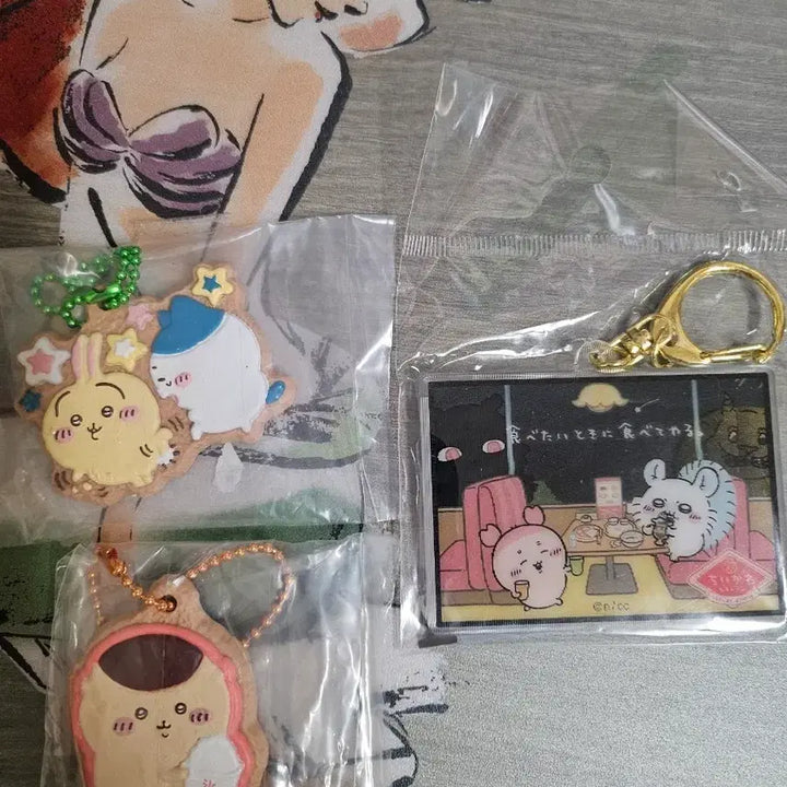 [BUNJANG] Chiikawa Charm Keychain / 치이카와 키링[정품]