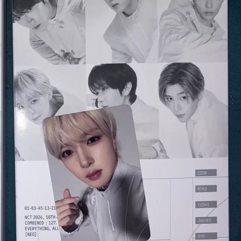 [BUNJANG] NCT 10th Anniversary Pop-up Wish Group Photocard Set Sakuya / 엔시티 10주년 팝업 위시 그룹 포토세트 사쿠야