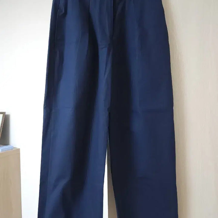 [BUNJANG] Somewhere Butter Pin Tuck Pants Navy M / 썸웨어버터 핀턱 팬츠 네이비 새제품