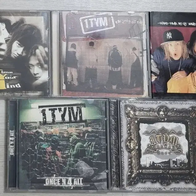 [BUNJANG] 1TYM 1st-5th Album Unsealed CD Set / 원타임 1-5집 (개봉 CD)