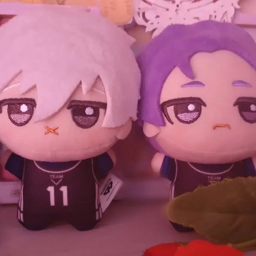 [BUNJANG] Blue Lock Nagi &amp; Reo Chibi Plush Set / 블루록 나기 레오 치비구루미 치비누이 급처