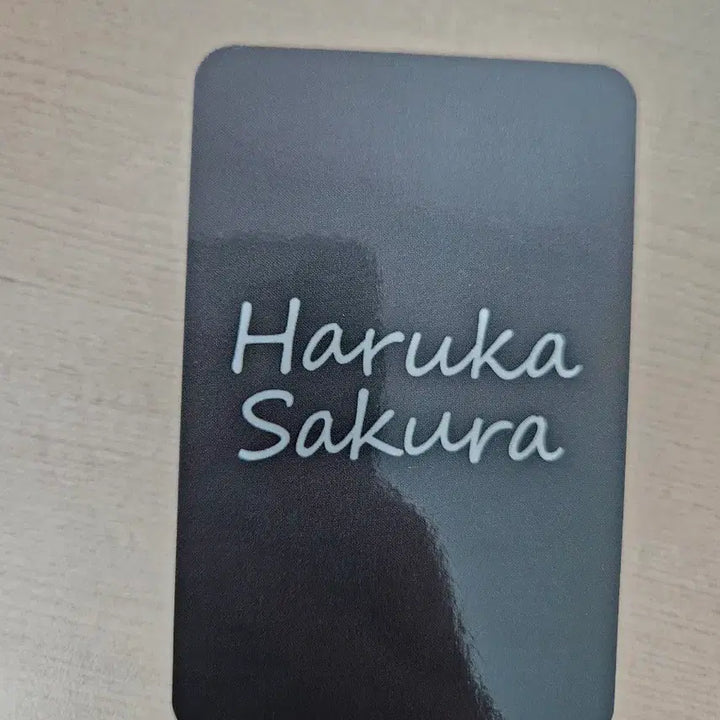 [BUNJANG] Winbre Sakura Haruka Black Cat Photocard (Unofficial) / 윈브레 사쿠라 하루카 검은 고양이 포토카드 (비공식)
