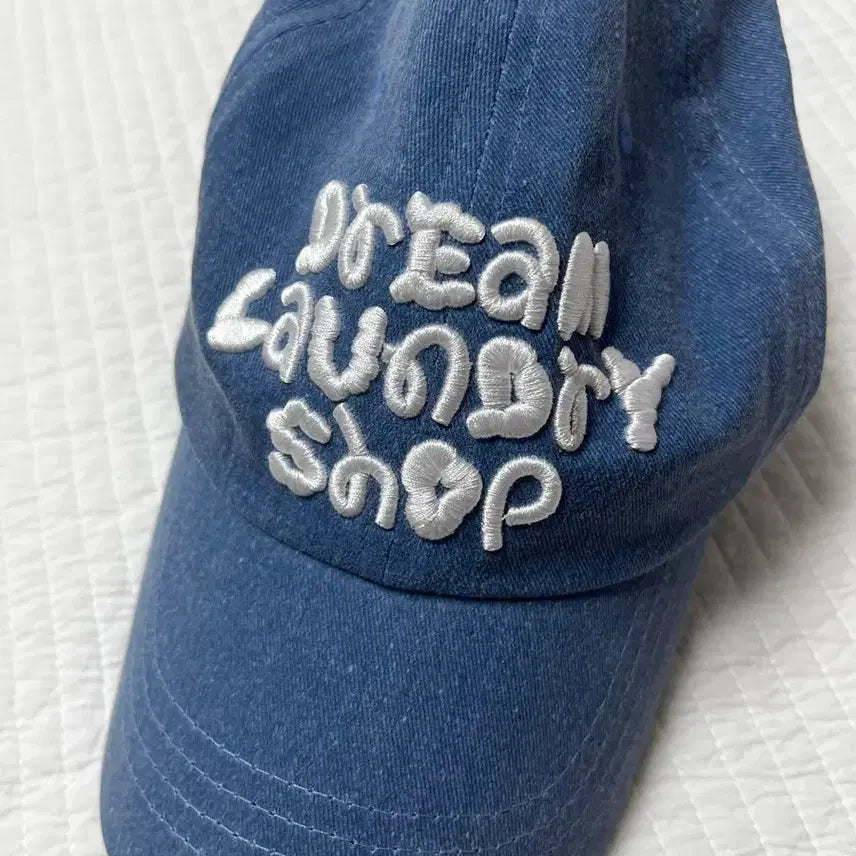 [BUNJANG] Dream Laundry Shop Cap Hat / 드림런드리샵 캡모자