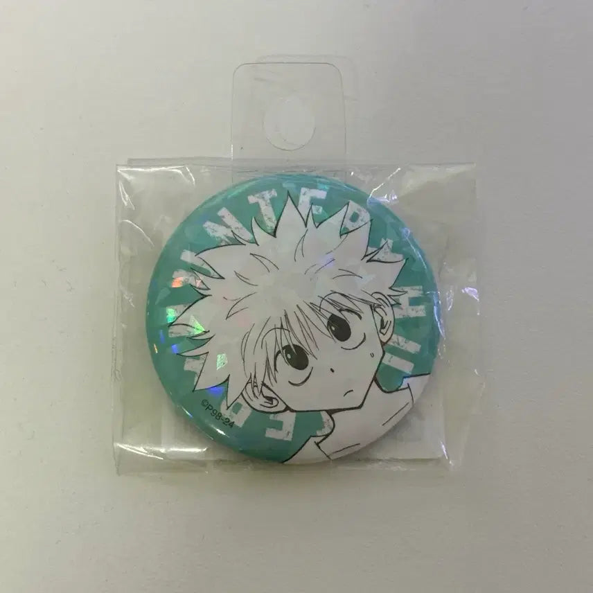 [BUNJANG] Hunter x Hunter Killua Original Art Can Badge (Sealed) / 미개봉) 헌터x헌터 키르아 원화 캔뱃지