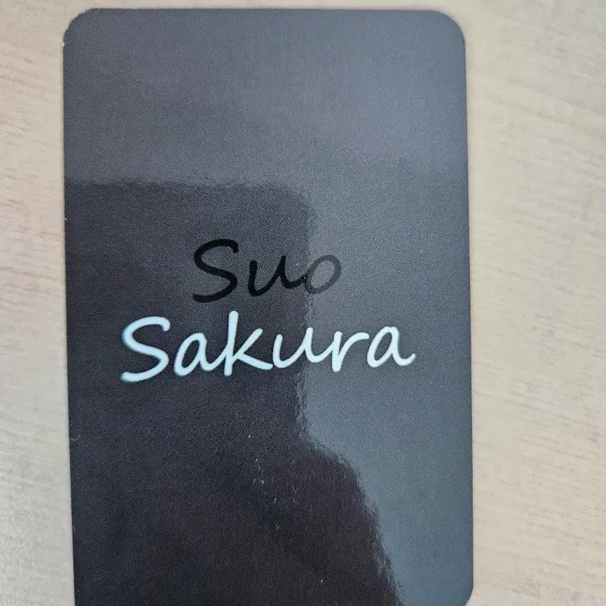 [BUNJANG] S.O.S. Hayato Sakura Haruka Black Suit Photocard (Unofficial) / 윈브레 스오 하야토 사쿠라 하루카 검은 정장 포토카드 (비공식)