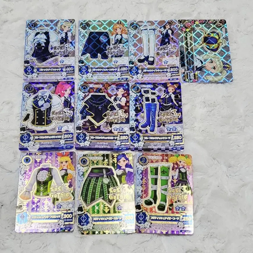 [BUNJANG] Aikatsu! Ruriko Gothic Set Yurika Ichigo Card / 아이카츠 로리고딕 프레 카드 일괄 유리카 아이엠스타 카드 유리 이치고