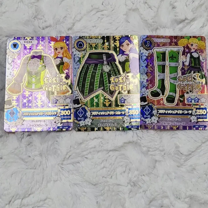 [BUNJANG] Aikatsu! Ruriko Gothic Set Yurika Ichigo Card / 아이카츠 로리고딕 프레 카드 일괄 유리카 아이엠스타 카드 유리 이치고