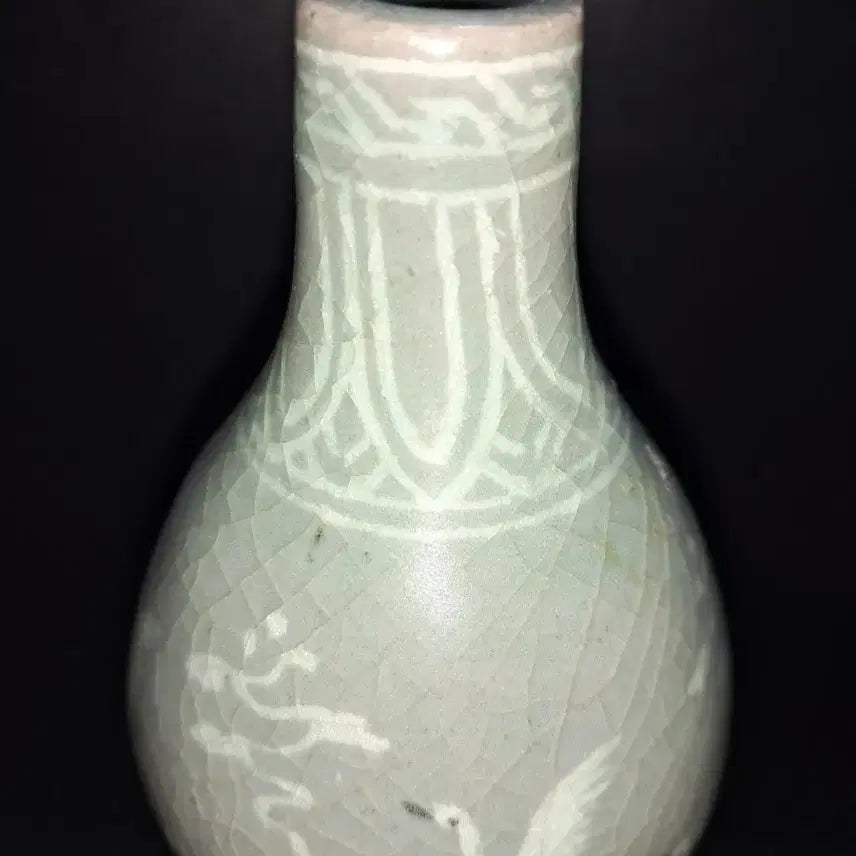 [BUNJANG] Celadon Inlaid Water Bottle with Dragon Motif / 청자 상감 류수문  호로병