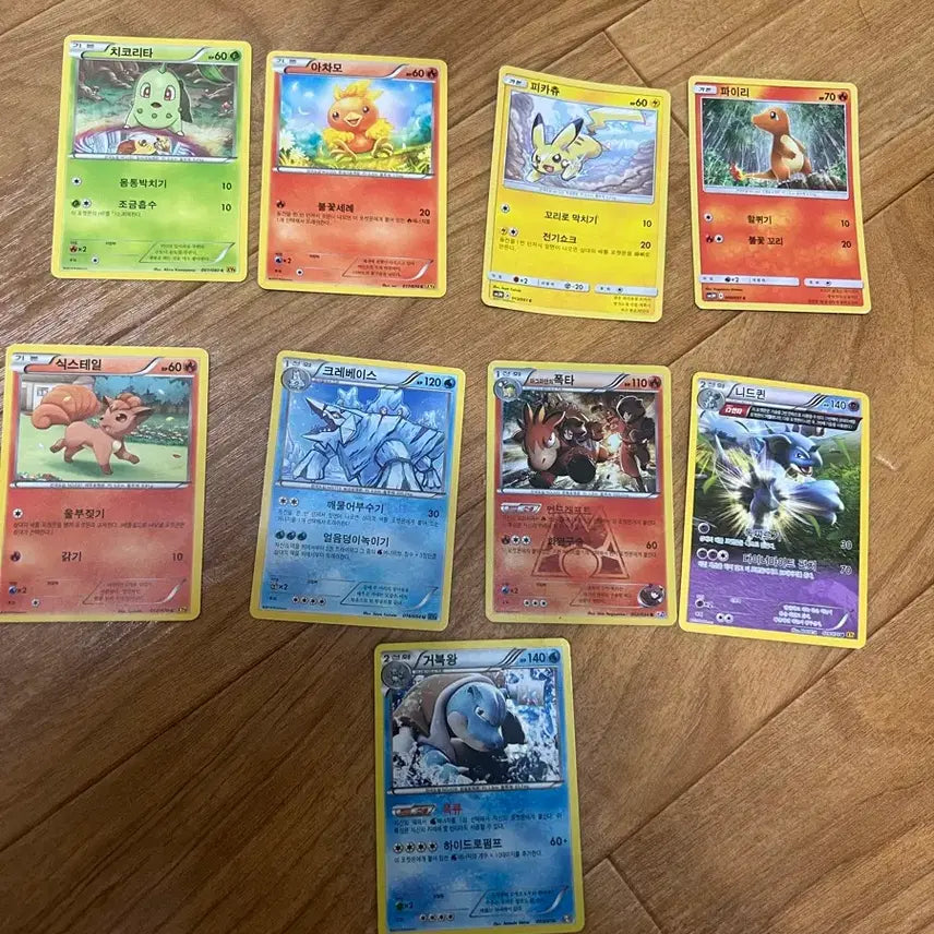 [BUNJANG] Vintage Pokemon Cards - Set B Condition / 옛날 포켓몬 카드 팝니다! 상태는 B급 입니다.