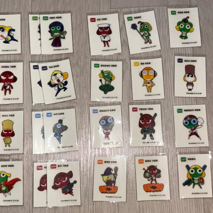 [BUNJANG] Keroro Sticker Bundle Set / 케로로 띠부씰 일괄판매