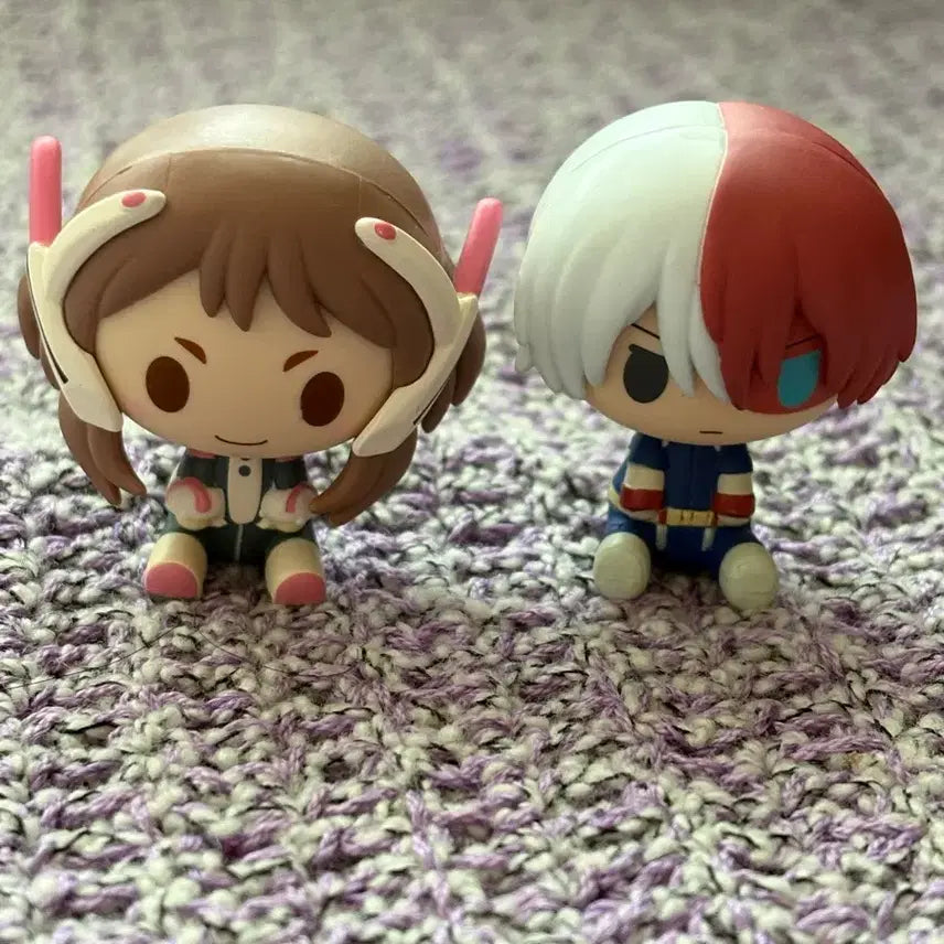 [BUNJANG] My Hero Academia Chokonokko Figures - Ochaco, Shoto Bundle Set / 나히아 초코노코 피규어 우라라카, 쇼토 일괄