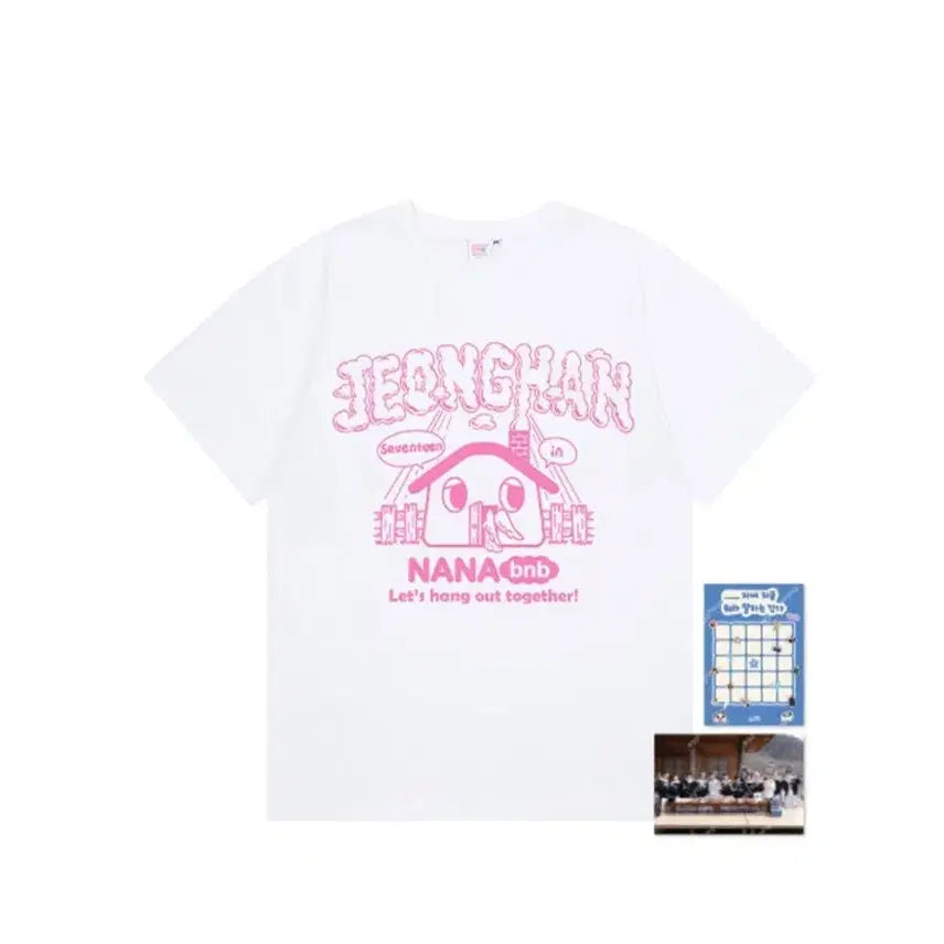 [BUNJANG] SEVENTEEN Jeonghan Nanaminbak T-Shirt S / 세븐틴 정한 나나민박 티셔츠 s