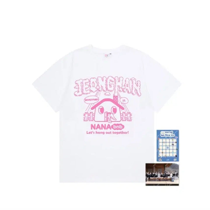 [BUNJANG] SEVENTEEN Jeonghan Nanaminbak T-Shirt S / 세븐틴 정한 나나민박 티셔츠 s