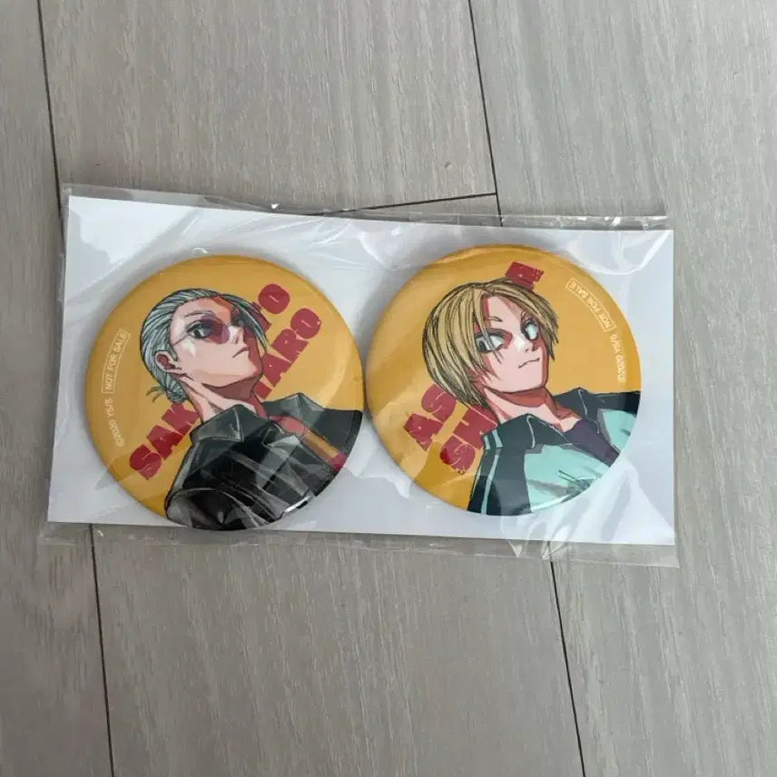 [BUNJANG] Sakamoto Days Can Badge Set / 사카모토 데이즈 캔뱃지 2종