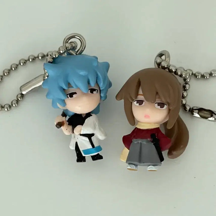 [BUNJANG] Gintama Gintoki Okita Sougo Swing Ball Chain Keychain Gacha Set / 은혼 긴토키 오키타 소고 스윙 볼체인 키링 가챠
