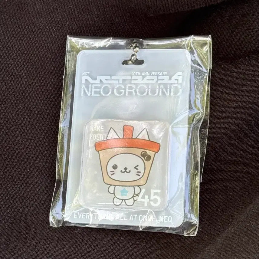 [SOLD OUT] 엔시티 버블냥 유우시 캐릭터 미니어처 키링