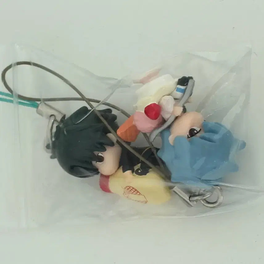 [BUNJANG] Gintama Gintoki Hijikata Parfait Mayo Dessert Keychain Set / 은혼 긴토키 히지카타 파르페 마요 디저트 키링