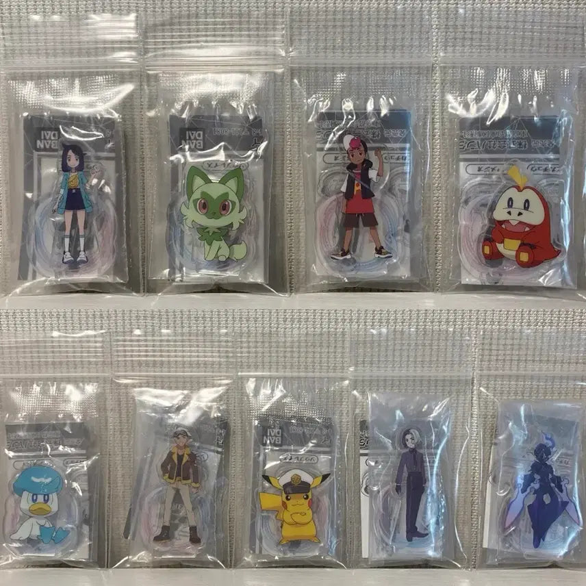 [BUNJANG] Pokemon Acrylic Stand Collection Vol. 1 Full Set / 포켓몬스터 아크릴 스탠드 컬렉션 1 전종 일괄 판매합니다