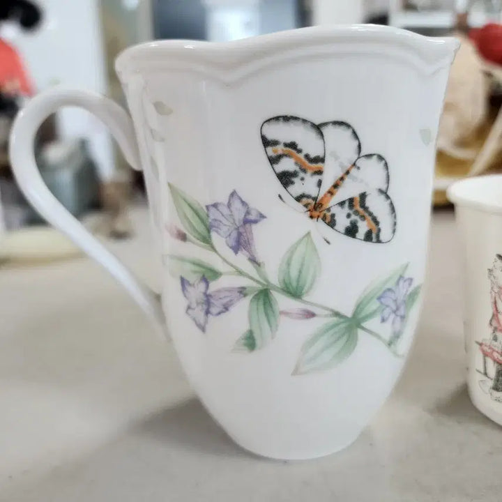 [BUNJANG] Lenox Ceramic Vase 11cm Height x 8.8cm Diameter / 미사용 레녹스 LENOX 도자기 높이11cm지름8.8cm