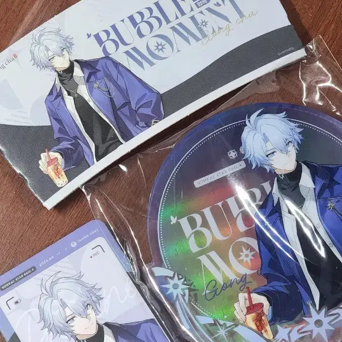 [BUNJANG] Gong Cha x Honkai: Star Rail Bronya Acrylic Coaster &amp; Photocard Set / 공차 붕스 콜라보 파이논 아크릴 코스터 포토카드
