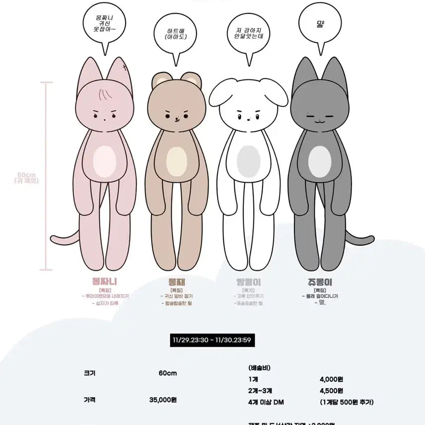 [BUNJANG] The Boyz Younghoon Bbangmongi Doll / 더보이즈 영훈 인형 빵몽이 양도