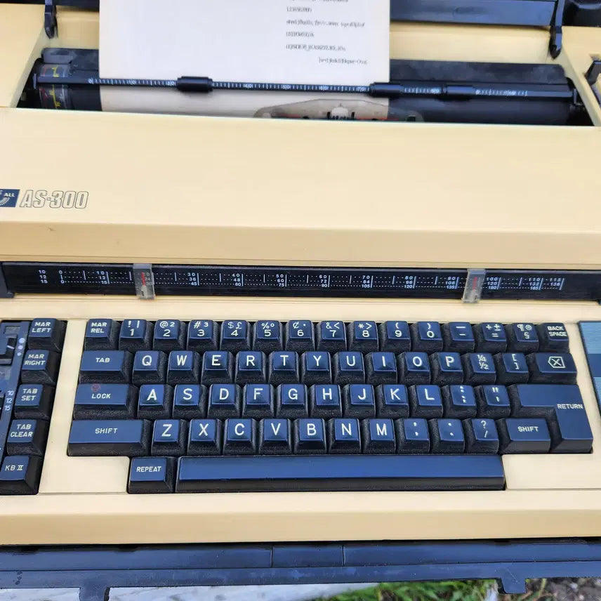 [BUNJANG] Nakajima AS-300 Electric Typewriter / 나카지마 AS-300 전기 타자기 nakajima as-300