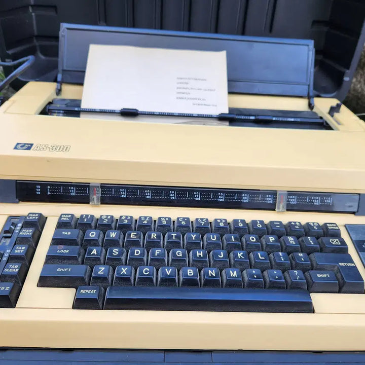 [BUNJANG] Nakajima AS-300 Electric Typewriter / 나카지마 AS-300 전기 타자기 nakajima as-300