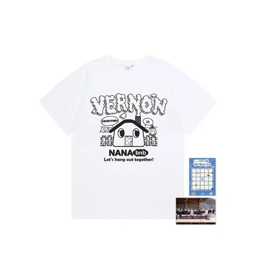 [BUNJANG] SEVENTEEN Vernon Nanaminbak T-Shirt L / 세븐틴 버논 나나민박 티셔츠 L