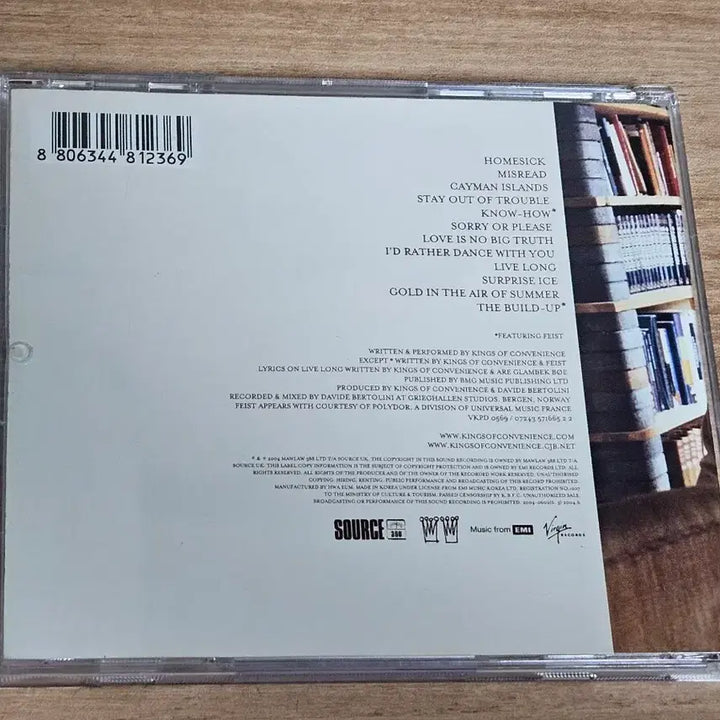 [BUNJANG] Kings Of Convenience Riot On An Empty Street CD / Kings Of Convenience - Riot On An Empty