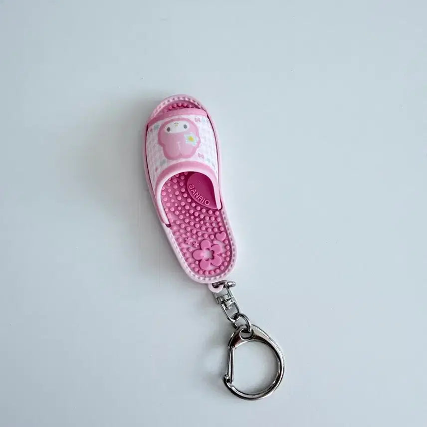 [BUNJANG] My Melody Heisei Gyaru Slipper Keychain / 마이멜로디 슬리퍼 키링  헤이세이 갸루