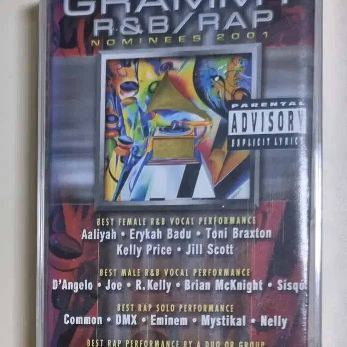 [BUNJANG] Grammy 2001 R&amp;B/Rap Nominees Sealed Cassette Tape / 그래미 2001 알앤비/랩 노미니스 (미개봉 카세트테이프)