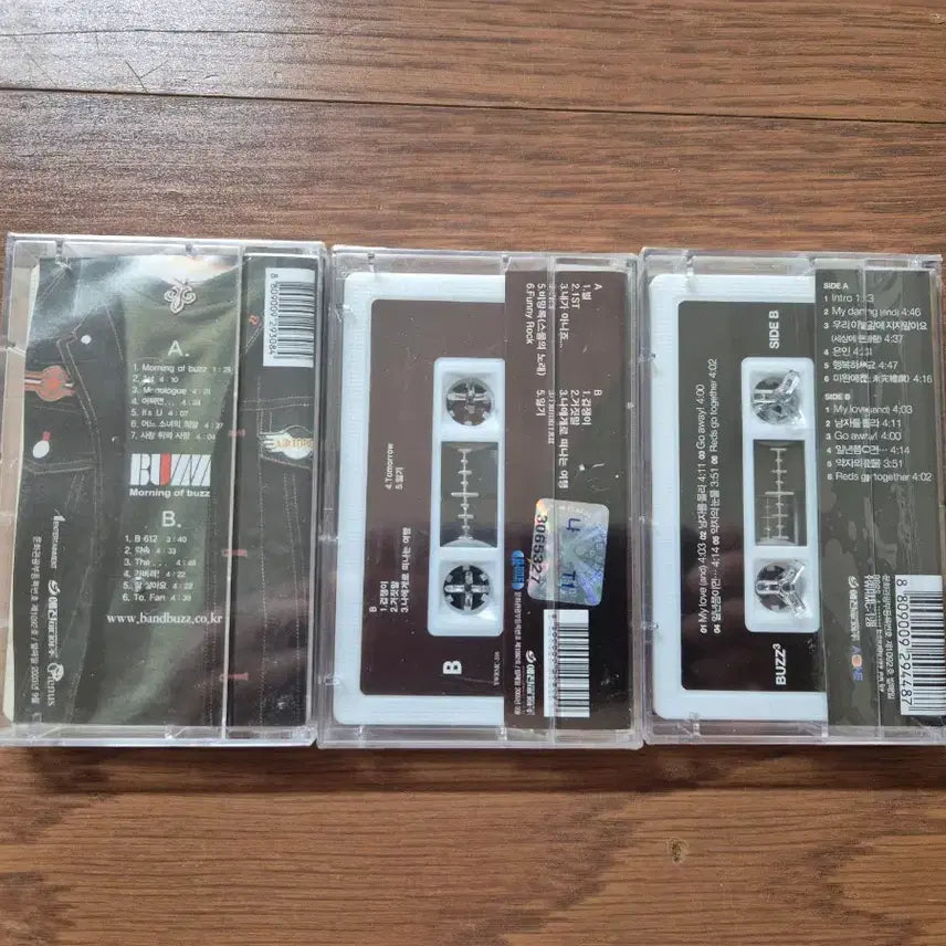[BUNJANG] Buzz Cassette Tape 3-Tape Bundle Set (Sealed) / (미개봉 카세트)버즈 BUZZ 카세트테이프 3개일괄