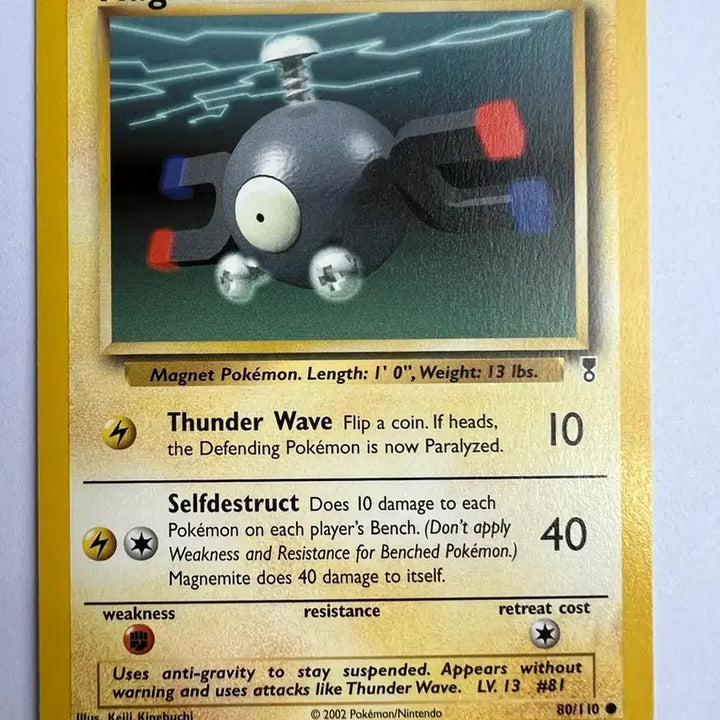 [BUNJANG] Pokemon First Edition Coiled Card (North American English Version) / 포켓몬 포켓몬스터 초기 전설판 코일 카드 (북미 영문판)
