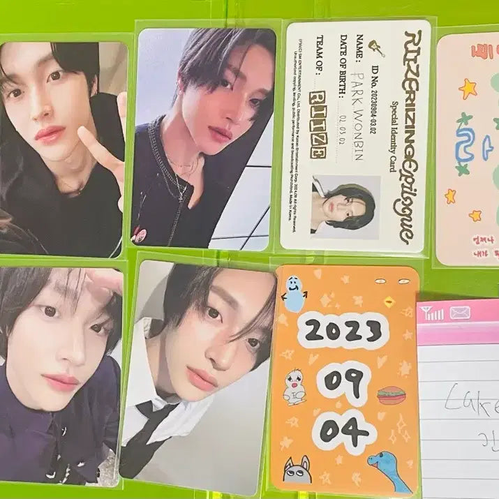 [BUNJANG] RIIZE Wonbin Bundle Set Photocard / 라이즈 원빈 포카 일괄 양도