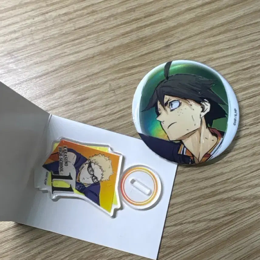 [BUNJANG] Tsukishima &amp; Yamaguchi Acrylic Badge Set / 츠키시마 아크릴 야마구치 배지