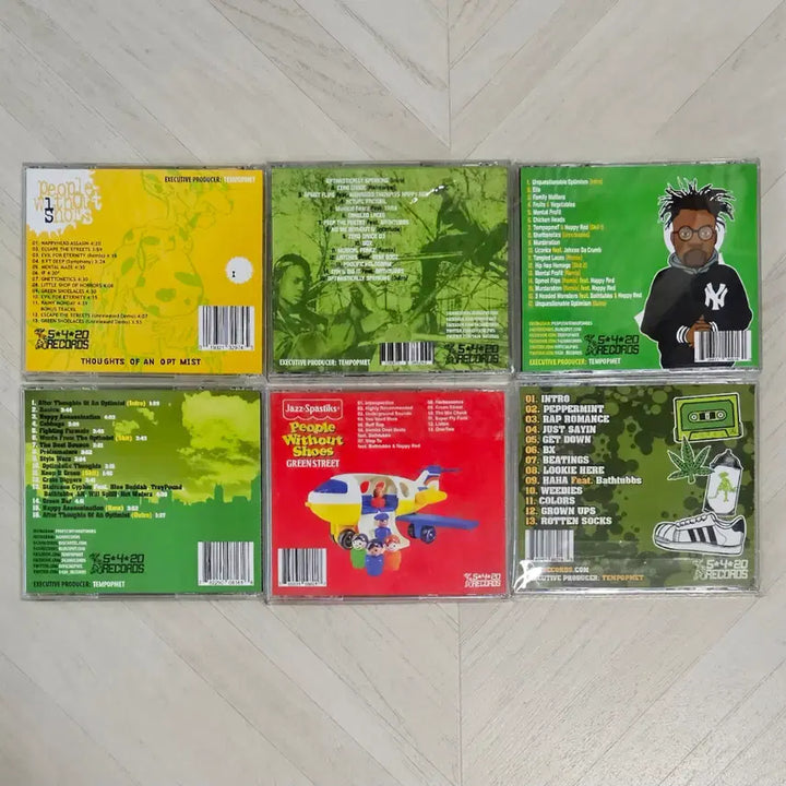 [BUNJANG] People Without Shoes Limited Signed CD 6-Album Set (US Press) / People Without Shoes 한정 싸인 CD 6장 미국반 세트
