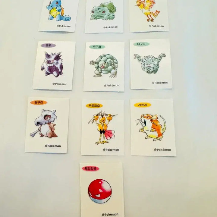 [BUNJANG] Pokemon 30th Anniversary Sachet Stickers / 포켓몬 30주년 기념 띠부씰