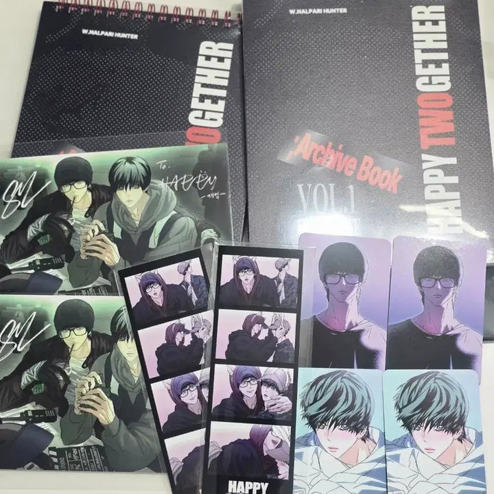 [BUNJANG] Redy Happy Together Archive Book Set Photocards Postcards / 리디 해피투게더 햎투 아카이브북 네컷 포토카드 엽서 일괄