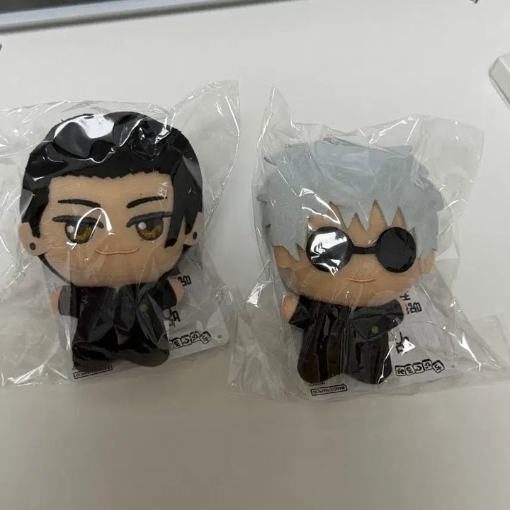 [BUNJANG] Jujutsu Kaisen Gojo &amp; Geto Chibi Plush Set (Sealed Bundle) / 주술회전 고죠 게토 치비구루미 미개봉일괄 인형