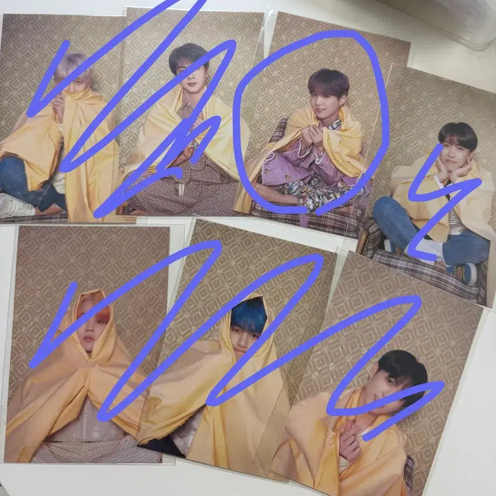[BUNJANG] BTS Persona Suga Photocard Postcard Bundle Set / 방탄 페르소나 윤기 포카 엽서 드볼