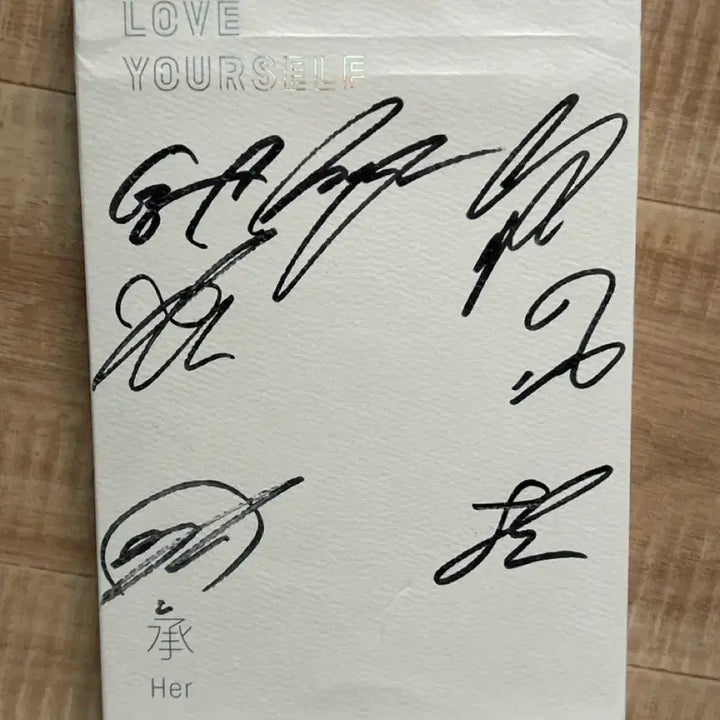 [BUNJANG] BTS Love Yourself Autographed Album / bts 방탄소년단 친필싸인 앨범 loveyourself