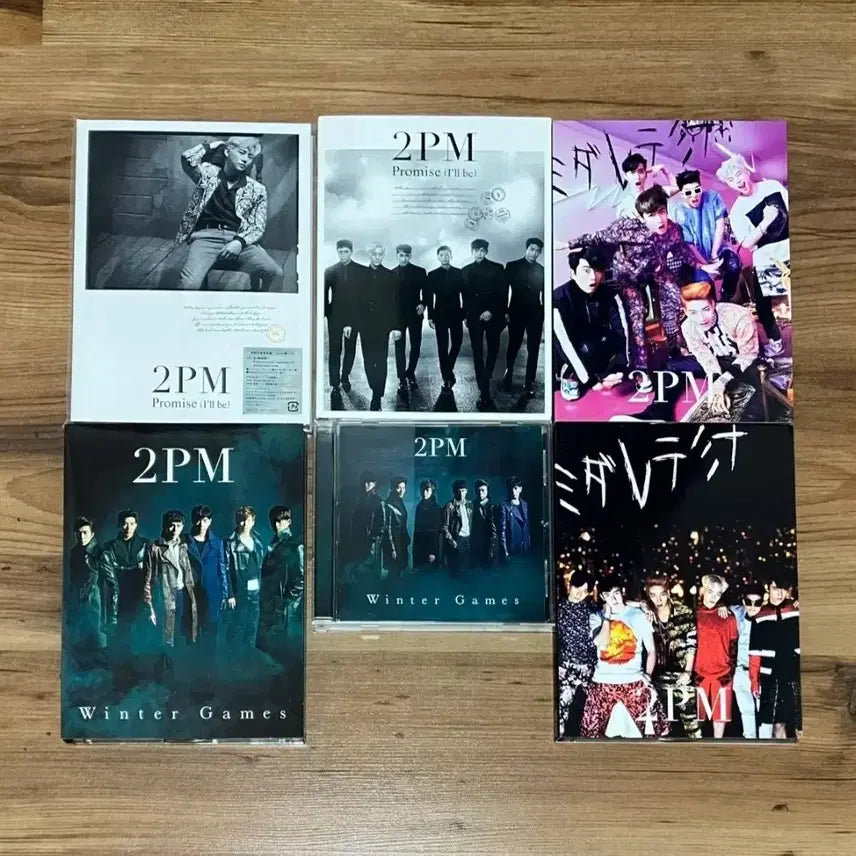 [BUNJANG] 2PM Junho Japanese Winter Games Album Bundle Set (Unsealed) / (일괄/개봉) 투피엠 2PM 이준호 준호 일본 윈터게임 미친거