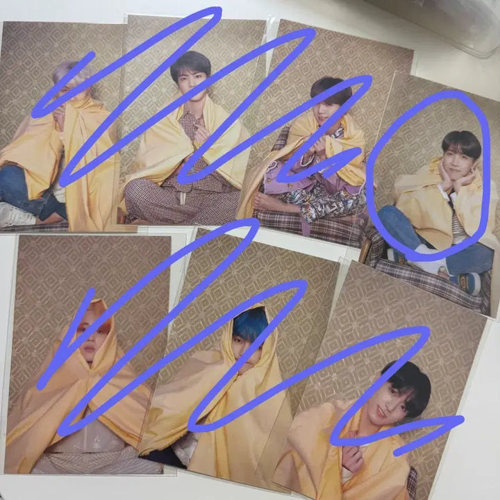 [BUNJANG] BTS Persona J-Hope Photocard Postcard Bundle Set / 방탄 페르소나 호석 포카 엽서 드볼