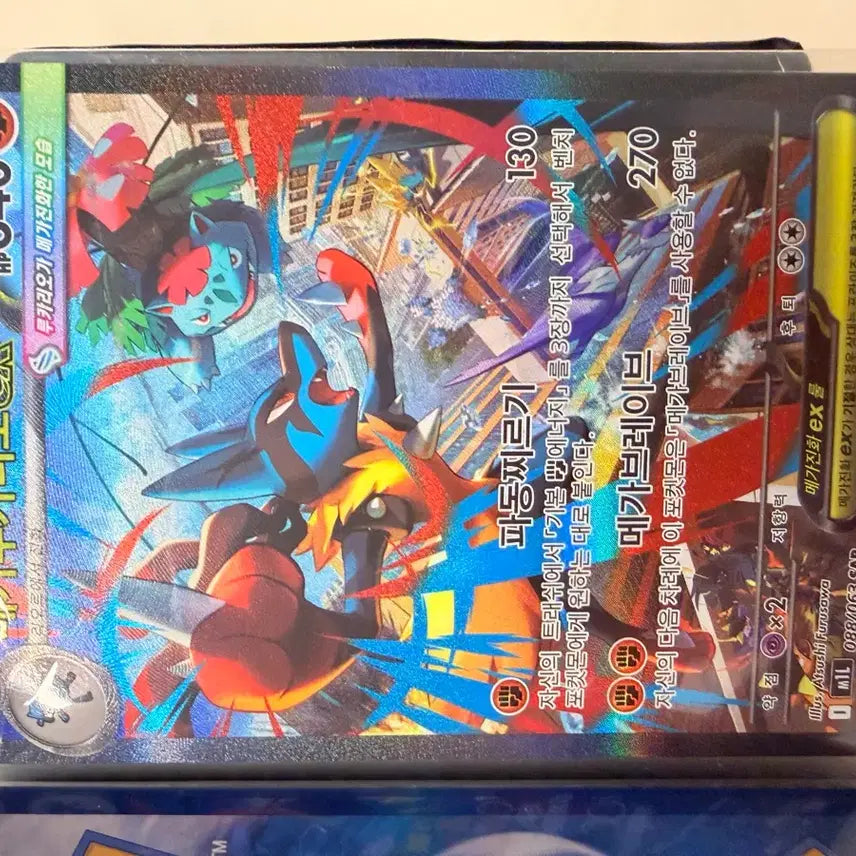[BUNJANG] Pokemon Card Mega Lucario EX (SAR) &amp; Other SR / 포켓몬 카드 메가루카리오 EX (SAR) 이외 sr