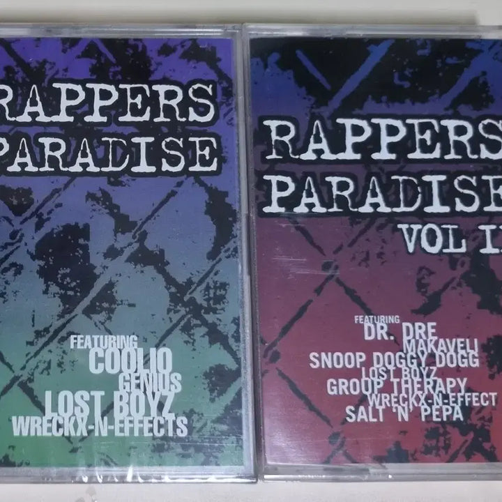 [BUNJANG] Rappers Paradise Vol 1, 2 Unsealed Cassette Tape / 힙합 Rappers ParadiseVol 1,2 (미개봉 카세트테이프)