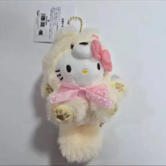 [BUNJANG] Sanrio Hello Kitty Fox Costume Plush Keychain / 헬로키티 여우 인형 키링